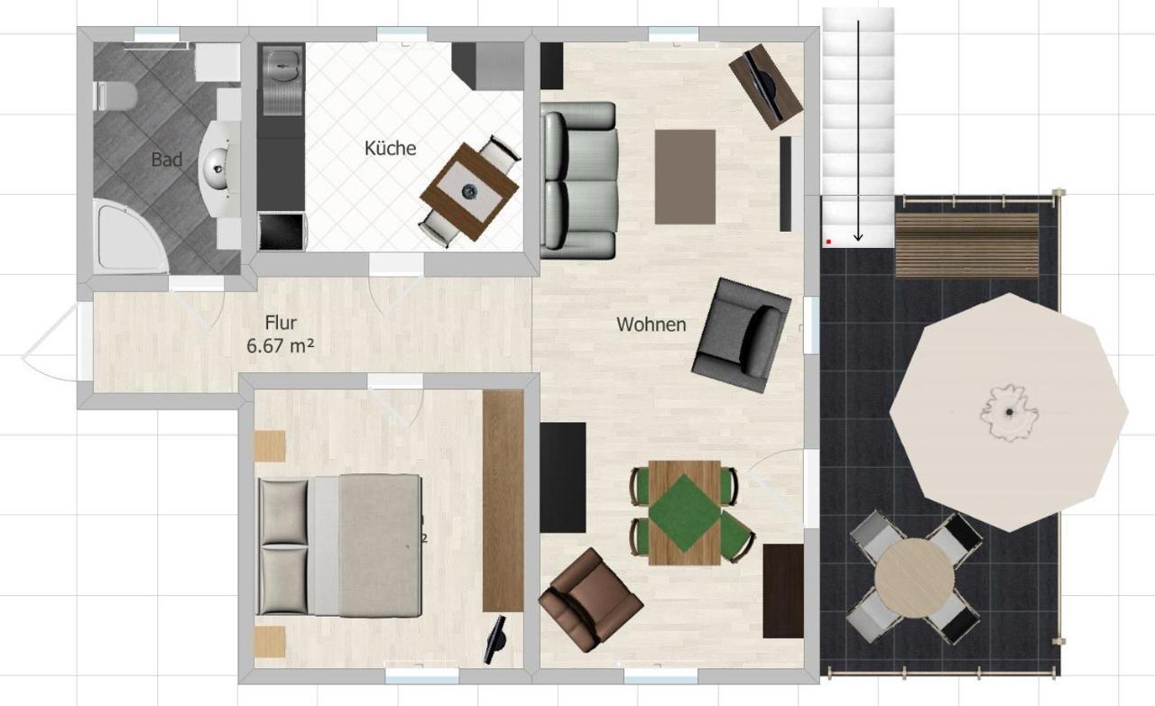 Ferienwohnung Sonnenaufgang 페니그 외부 사진